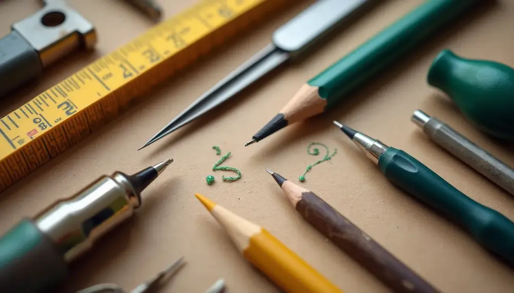Mess- & Markierwerkzeuge für Kunstarbeiten